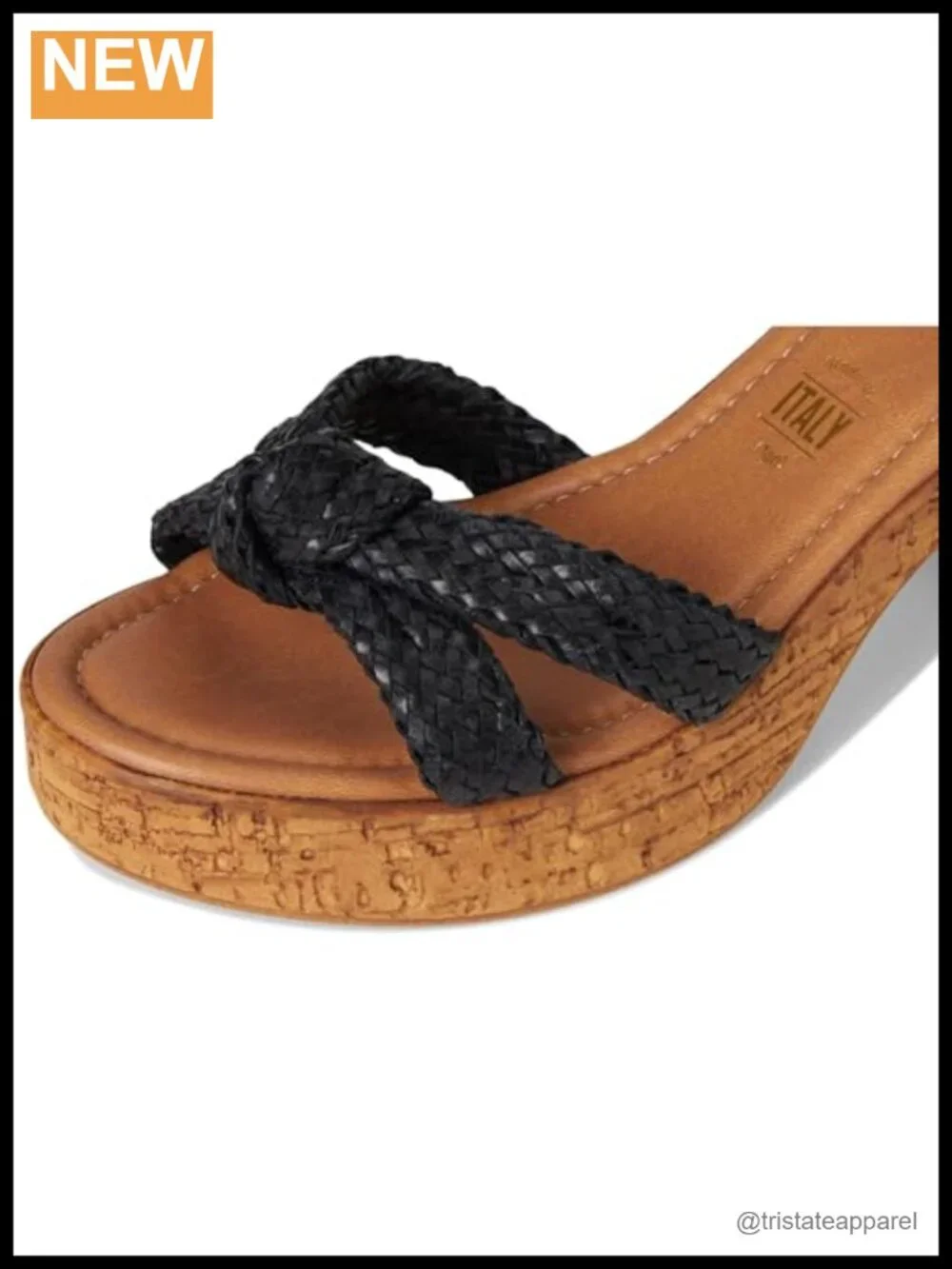 Seychelles Musical V Heeled Sandals Woven Polyurethane Platform Cork